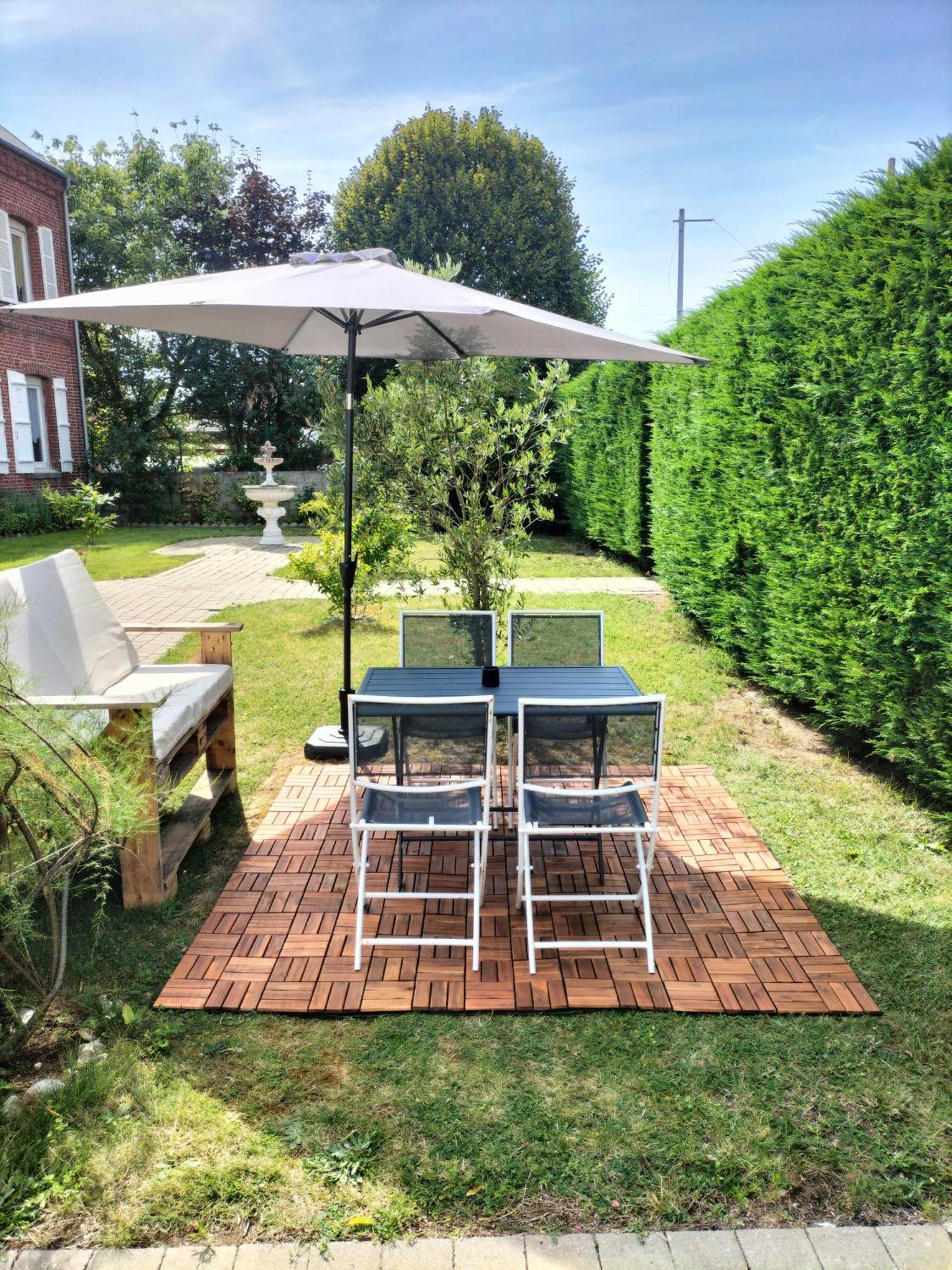 Studio Privatif Avec Jardin 4 Personnes Berck Zewnętrze zdjęcie